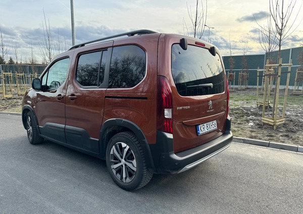 Peugeot Rifter cena 72000 przebieg: 222800, rok produkcji 2019 z Kraków małe 154